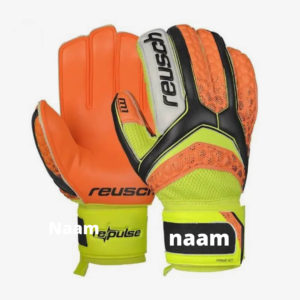 Afbeelding Reusch Re pulse prime mi keepershandschoenen zwart/oranje met je naam