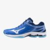 Afbeelding Mizuno Wave voltage 2 indoorschoen blauw/wit