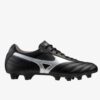 Afbeelding Mizuno morelia 2 voetbalschoenen zwart/zilver