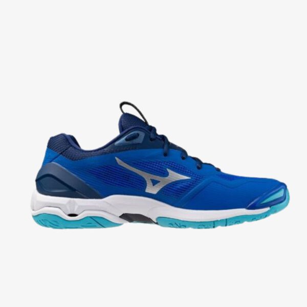 Afbeelding Mizuno wave stealth 6 handbalschoen blauw/wit