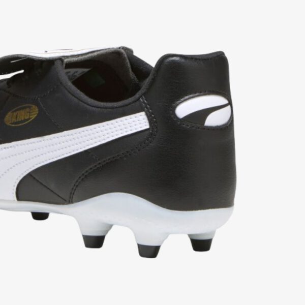 Afbeelding Puma King Top voetbalschoen zwart/wit/goud