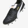 Afbeelding Puma King Top voetbalschoen zwart/wit/goud