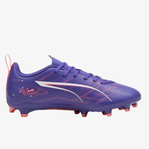 Afbeelding Puma 5 Ultra play FG/AG voetbalschoenen paars/wit