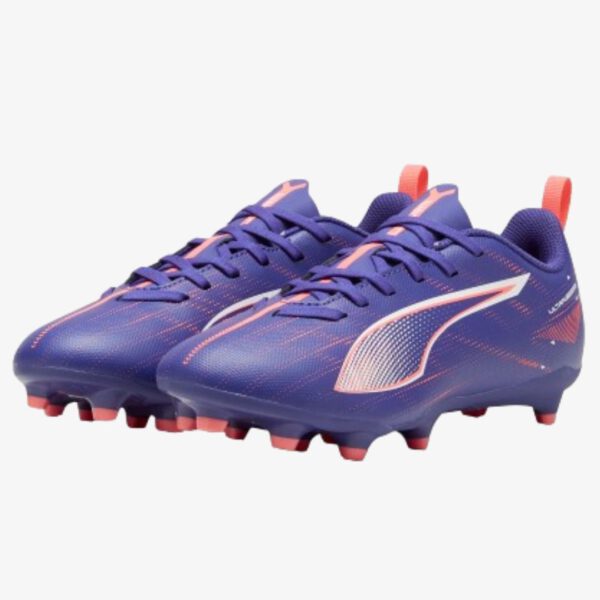 Afbeelding Puma 5 Ultra play FG/AG voetbalschoenen paars/wit