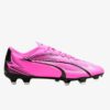 Afbeelding Puma Ultra play FG/AG voetbalschoenen roze /zwart