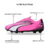 Afbeelding Puma Ultra play FG/AG voetbalschoenen roze /zwart