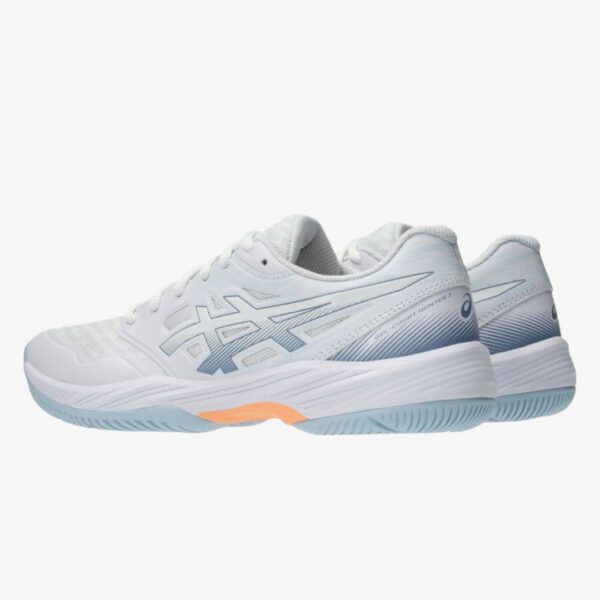 Afbeelding Asics gel-court hunter 3 indoorschoenen dames wit/grijsblauw