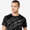 Afbeelding Asics Core all over print korte mouw hardloopshirt grijs/zwart