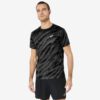 Afbeelding Asics Core all over print korte mouw hardloopshirt grijs/zwart