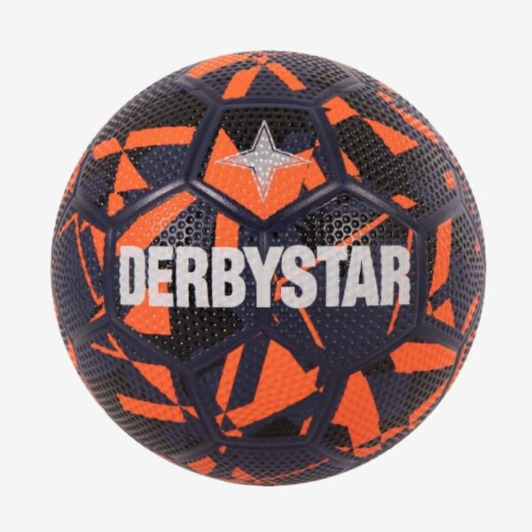 Afbeelding derbystar streetball straatvoetbal marine/oranje