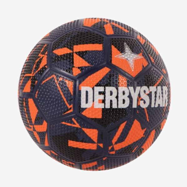 Afbeelding derbystar streetball straatvoetbal marine/oranje