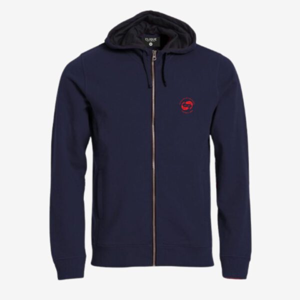 Afbeelding HSV tynarlo Vries hoodie met rits marine