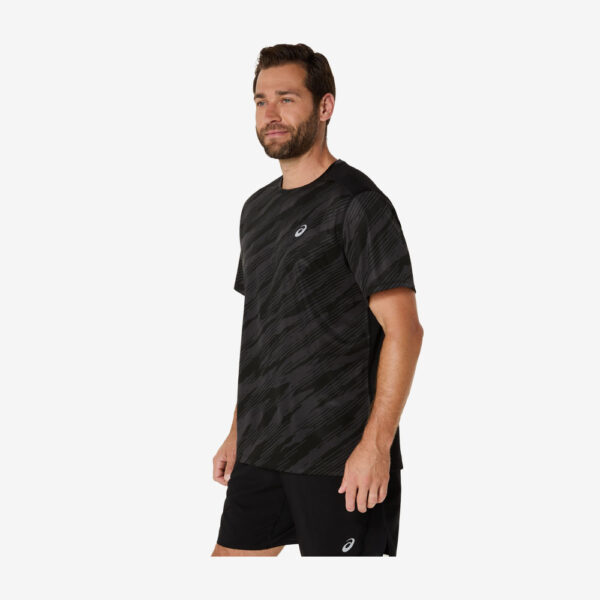 afbeelding Asics Core all over print sportshirt kleur zwart heren