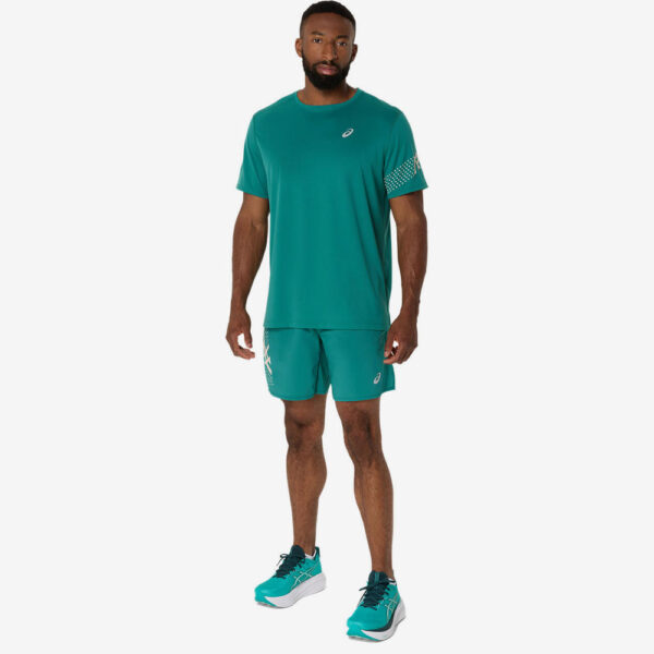 Asics Icon- 7IN- Short - Hardloopbroek Heren - Groen - Afbeelding 2