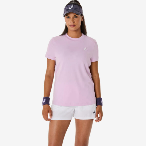 Afbeelding Asics court korte mouw sportshirt dames roze