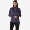 Afbeelding Asics icon hardloopshirt met rits dames paarsmist