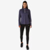 Afbeelding Asics icon hardloopshirt met rits dames paarsmist