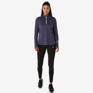 Afbeelding Asics icon hardloopshirt met rits dames paarsmist