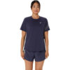 Afbeelding Asics Icon korte mouw sportshirt dames soft paars